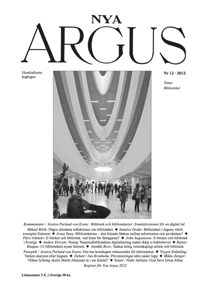 Klicka på pärmen för att läsa ett provnummer av Nya Argus